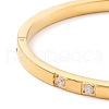 Clear Cubic Zirconia Bangle STAS-P303-02G-2
