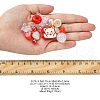 Opaque & Transparent Acrylic Beads MACR-YW0002-01F-3
