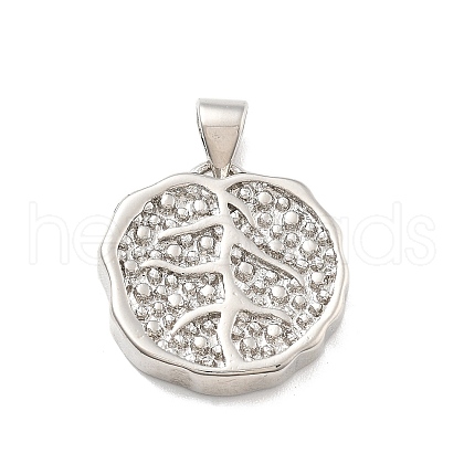Rack Plating Brass Pendants KK-D359-37P-1
