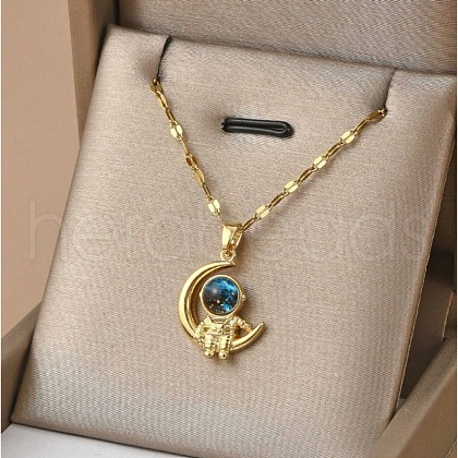 Zinc Alloy Crystal Rhinestone Pendant Necklaces WGBD940-07-1