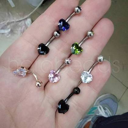 316L Surgical Stainless Steel Belly Rings WG509E6-02-1