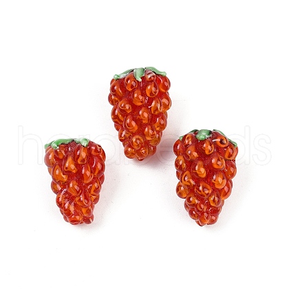 Handmade Lampwork Enamel Beads LAMP-U004-07J-1