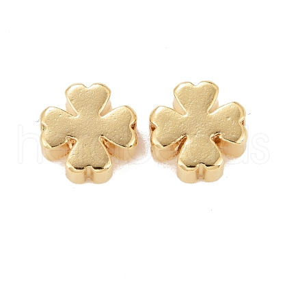 Rack Plating Eco-friendly Brass Beads KK-D075-19G-RS-1