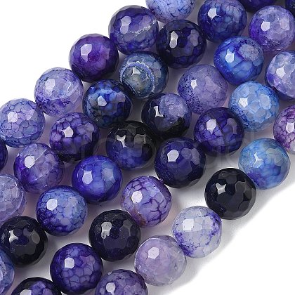 Natural Agate Beads Strands G-M437-C01-01U-1