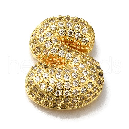 Brass with Cubic Zirconia Pendant KK-Q818-02S-G-1