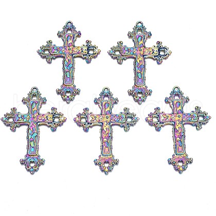 Rainbow Color Alloy Big Pendants PALLOY-N156-174-NR-1