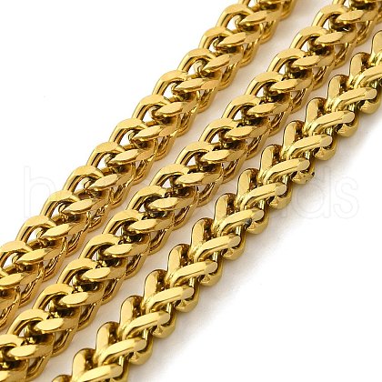 Ion Plating(IP) 304 Stainless Steel Curb Chains CHS-C013-01D-G-1