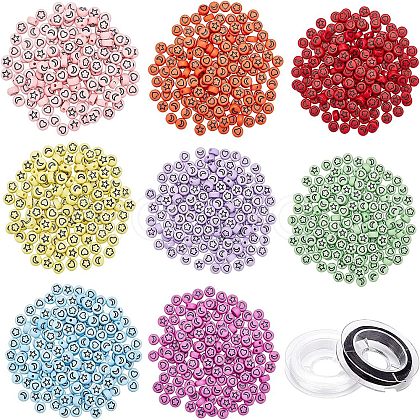 CHGCRAFT DIY 8 Colors Stretch Bracelet Making Kit for Kid DIY-CA0001-58-1