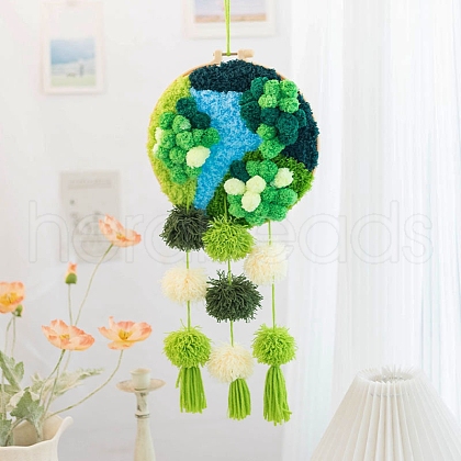 DIY Moss Wall Hanging Knitting Crochet Kit PW-WG7FD19-02-1