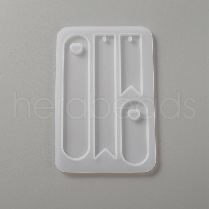 DIY Oval & Flag Bookmark Silicone Molds DIY-TAC0009-09-1