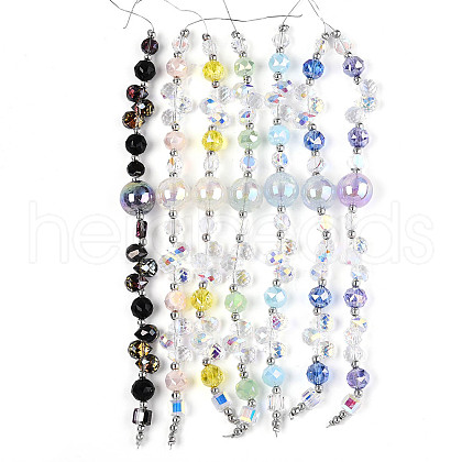 Glass and Acrylic and CCB Beads Strands MAK-T011-05M-1