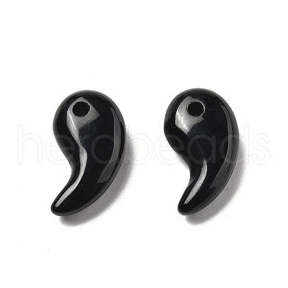 Natural Black Onyx Pendants G-L620-B05-01-1