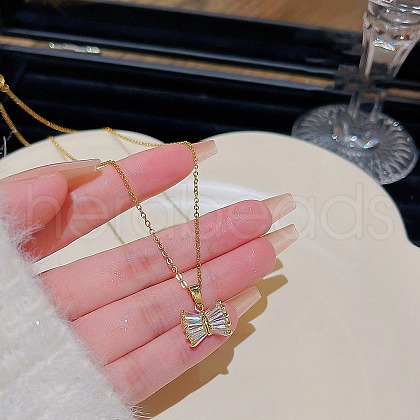 Stainless Steel Cable Chain Necklaces FS-WG30730-54-1