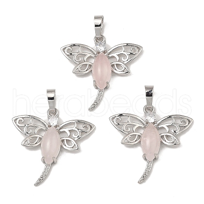 Rack Plating Brass Pendants G-Z033-09P-03-1