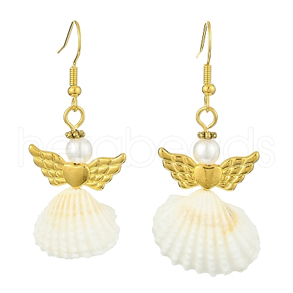 Alloy Fairy Wings Dangle Earrings EJEW-JE05651-02-1