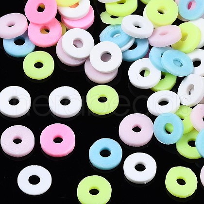 Handmade Polymer Clay Beads X-CLAY-T019-02B-05-1