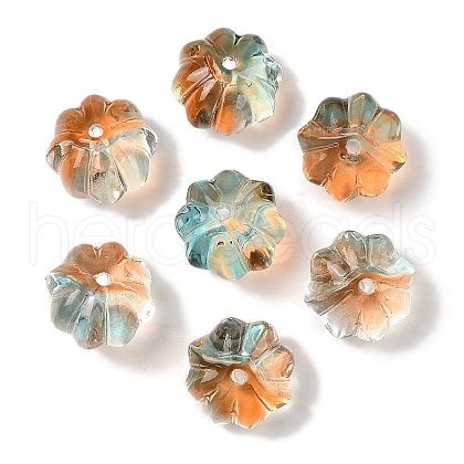 Transparent Spray Paint Glass Beads GLAA-Z011-10B-1
