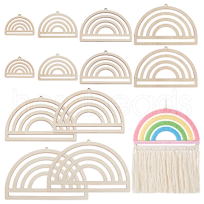 Basswood Crochet Frames DIY-WH0304-938C-1