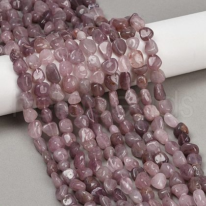 Natural Rose Quartz Beads Strands G-Q060-E21-01-1