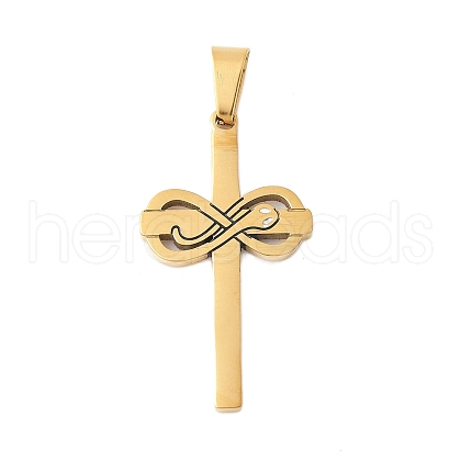 304 Stainless Steel Pendants STAS-R168-19G-1