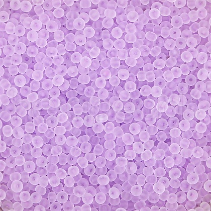 Frosted Colours Glass Seed Beads PW-WG88870-27-1
