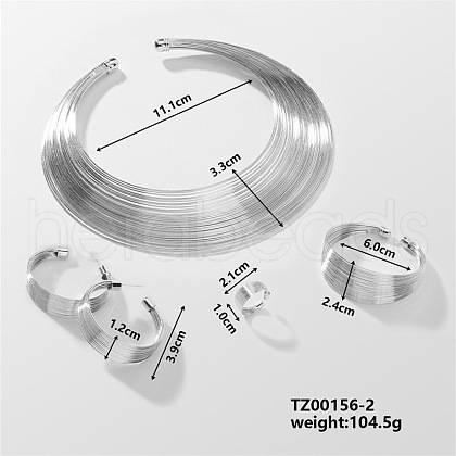 Elegant Luxury Iron Jewelry Set TA0228-2-1