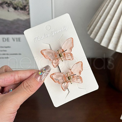 2Pcs Resin Claw Hair Clips PW-WGFFBD4-02-1