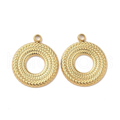 304 Stainless Steel Pendants STAS-Q252-23G-1
