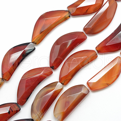 Natural Agate Beads Strand G-S232-06-1