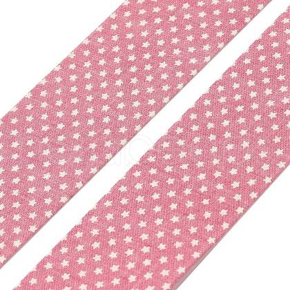 5M Cotton Linen Strar Printed Ribon OCOR-K008-01C-04-1
