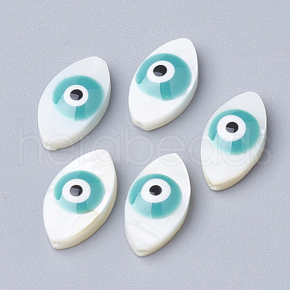 Natural Freshwater Shell Beads X-SHEL-Q017-08C-1