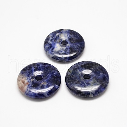 Natural Sodalite Pendants X-G-P076-40B-1