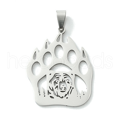 Non-Tarnish 201 Stainless Steel Pendants STAS-U003-20B-P-1