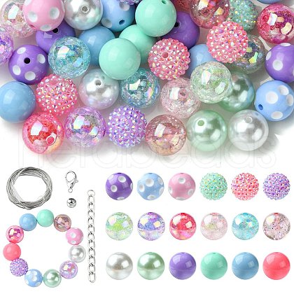 DIY Bubblegum Bracelet Pendant Decoration Making Kit MACR-CJC0010-01B-1