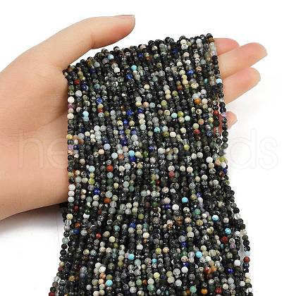 Natural Mixed Gemstone Beads Strands G-RM2025425-A03-3mm-1