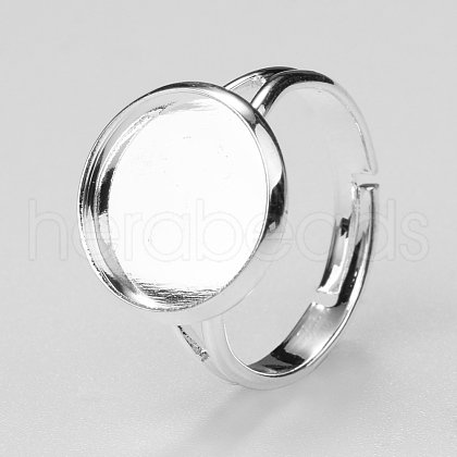 Adjustable Brass Ring Components X-MAK-Q009-12S-12mm-1