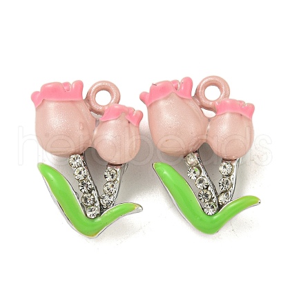 UV Plating Alloy Enamel Pendants FIND-M033-31P-01-1