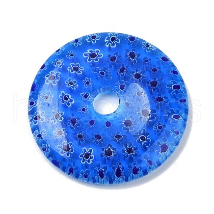Handmade Millefiori Lampwork Pendants LAMP-G166-01E-1