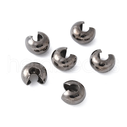 Brass Crimp Beads Covers EC266-2NFB-1