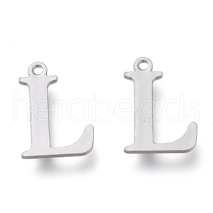 Tarnish Resistant 304 Stainless Steel Charms STAS-H112-L-P-1