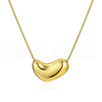 304 Stainless Steel Pendant Necklaces NJEW-G120-03G-1