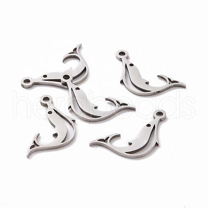 Tarnish Resistant 201 Stainless Steel Pendants STAS-S105-JN372-1-14-1