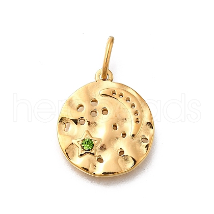 304 Stainless Steel Pendants STAS-R159-52G-04-1