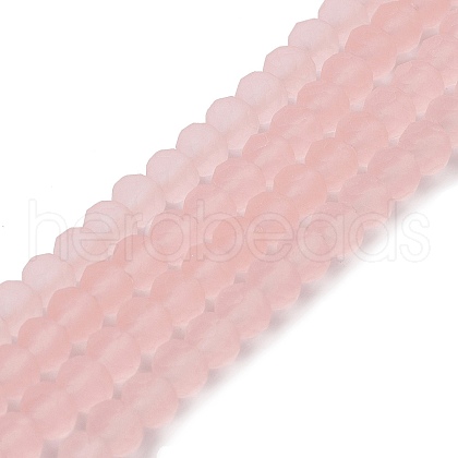 Transparent Glass Beads Strands EGLA-A034-T10mm-MD22-1