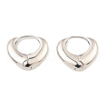 Brass Hoop Earrings EJEW-I289-13P-1