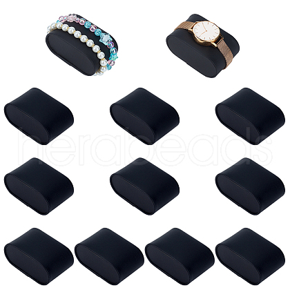 PU Imitation Leather Watch Display Pillows BDIS-WH0003-29A-1
