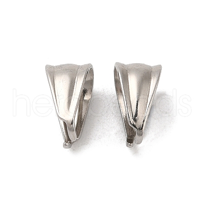 Non-Tarnish 201 Stainless Steel Snap on Bails STAS-C080-04P-1