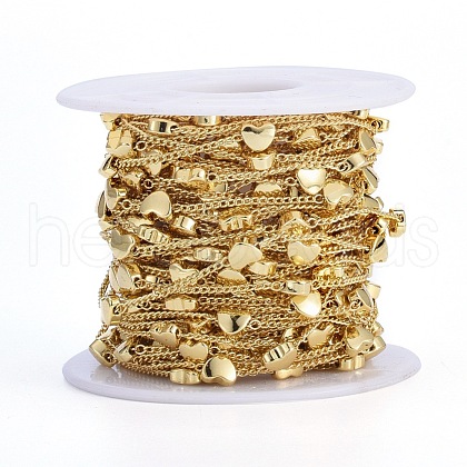 Handmade Brass Twisted Chains CHC-I006-06G-1
