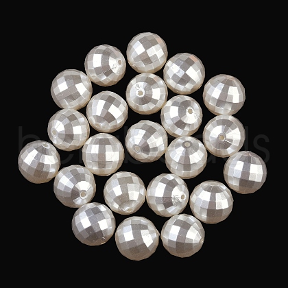 ABS Plastic Imitation Shell Pearl Beads KY-S171-17E-1