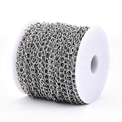 Tarnish Resistant 304 Stainless Steel Curb Chains CHS-S007-001P-1